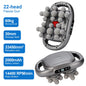 42-Heads Fascia Gun High-Frequency Vibration Body Massage Gun Back and Waist Massager Neck Shoulder Massager Muscle masajeador