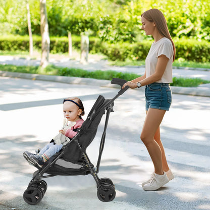 Wedyvko Baby Stroller Travel Stroller Lightweight, Portable Design Folding Children's Baby Stroller