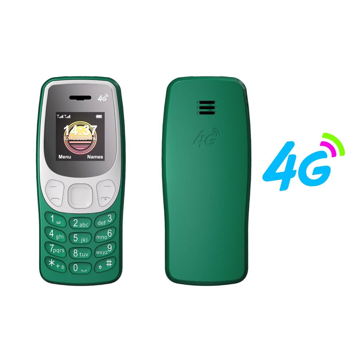 SERVO BM80 LTE Super Small Mobile Phone 4G Network Auto Call Record Speed Dial Blacklist Dual SIM Standby Mini Feature Cellphone
