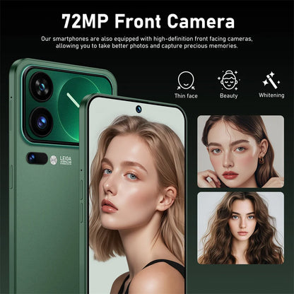 New Smartphone 5G 7.3HD For M17 Pro Max Dual Sim Card 22G+2TB Cheap Cell Phone Android Smart Mobile Phones Unlocked 8000mAh