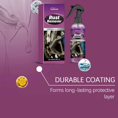 Car Rust Remover Spray Safe for Auto Paint Metal Surface Treatment for Chassis, Wheels, Tools Prevents Corrosion Degreaser 100ml