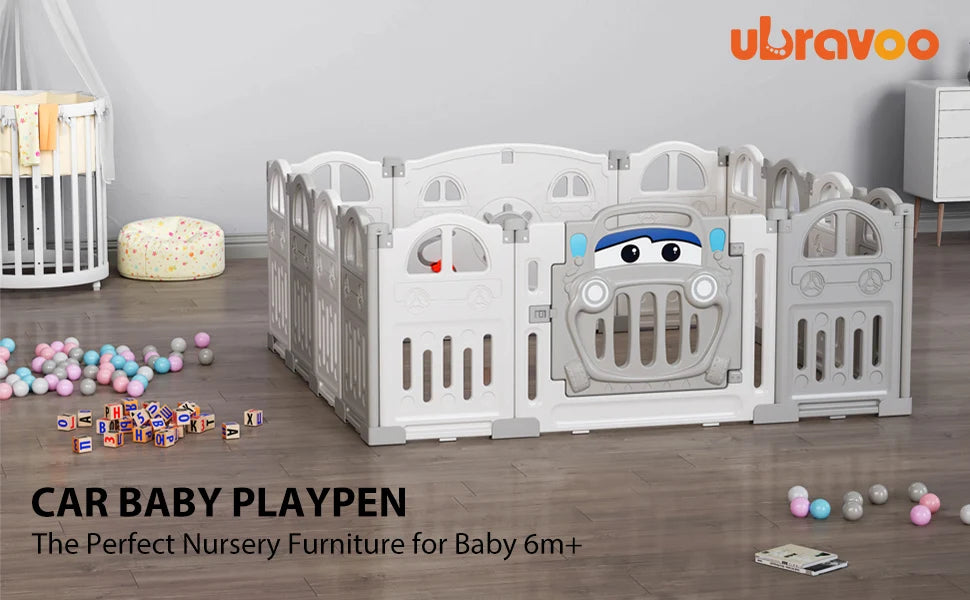 UBRAVOO 2&4 Panels accessories for the EDP001 14-Panels Foldable Baby Playpen