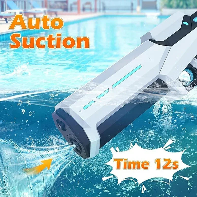 Kids Electric Water Gun Toys Summer Outdoor Beach Battle Game Full Automatic Induction Absorb Water Spray Guns for Children Gift