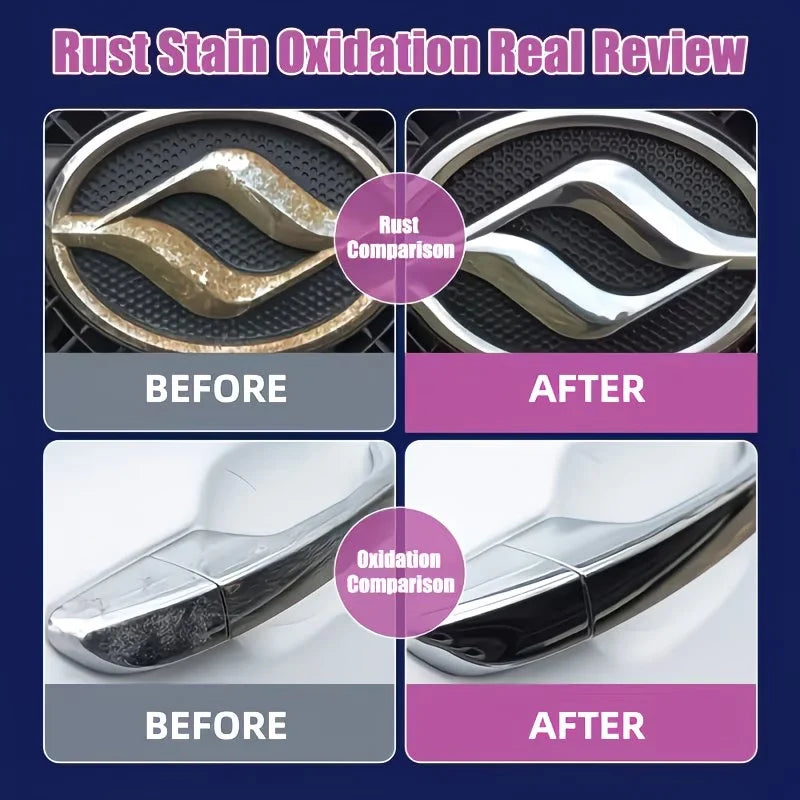 Iron Remover Car Detailing Spray Dissolve Brake Dust Rust Stain Cleaner Safe For Car Paint Alloy Wheel Rim Metal Surfaces