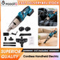 Podofo 18V Rechargeable Cordless Handheld Vacuum Cleaner Wet & Dry Dual Use With 4 Multifunctional Nozzles Portable Dust Remover For Household Car Interior And Pet Hair Cleaning