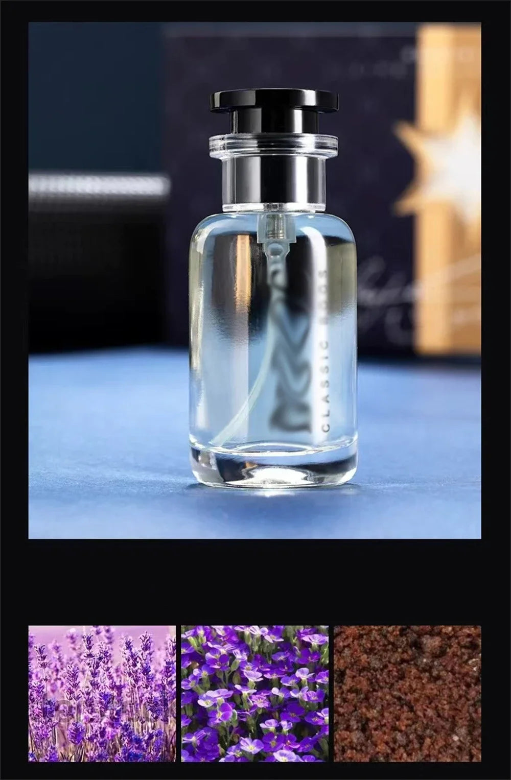 Luxury Brand Perfume Men Cologne 100ml Parfums Homme Gift Box 4Pcs Set Perfumes Masculinos Natural Floral Fruity Scent Spray