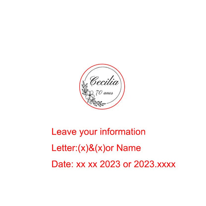 Wedding Embosser Stamp LOGO Custom Personalized Embossing Seal Customization for Letter Head Wedding Envelope Graduation Decora
