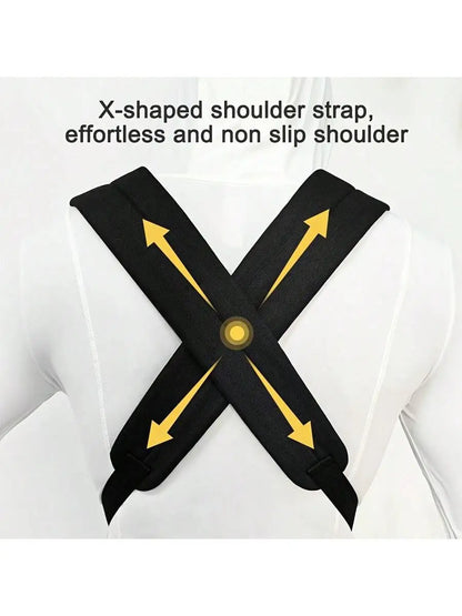 1-Piece Ergonomic Multifunctional Baby Carrier - 4-in-1 Portable Baby Travel Gear, with Adjustable and Comfortable Front and Back Straps, the Perfect Baby Shower Gift for Your Baby.