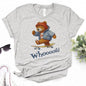 Bear t shirt women graphic t shirt female 2000s streetwear clothes