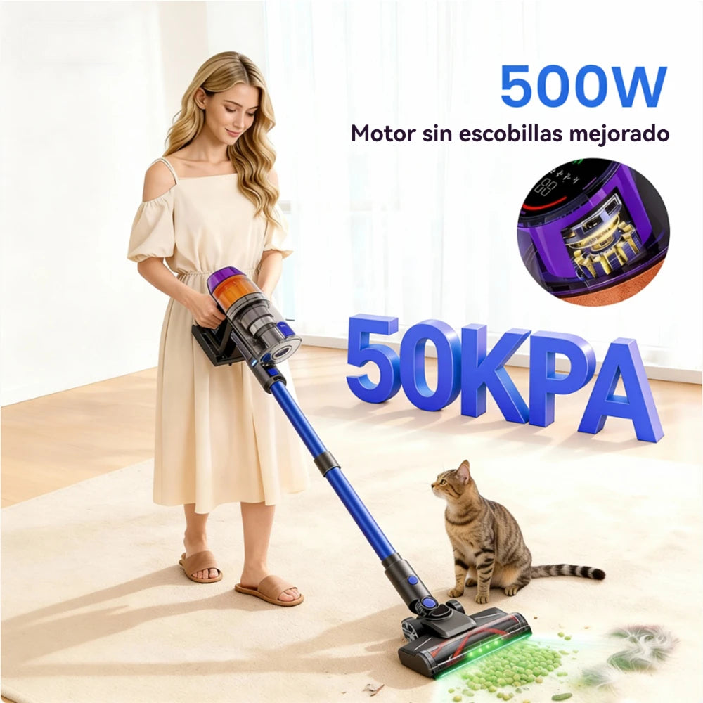 COTIAR R11 500W 50000PA Power Handheld Cordless Wireless Vacuum Cleaner for Home Appliance 1.2L Dust Cup Removable Battery