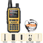 BAOFENG UV-5R Mini Walkie Talkie Full Band Bluetooth Programming Wireless Copy Frequency 2 PTT AM FM Type-C Long Range Ham Radio
