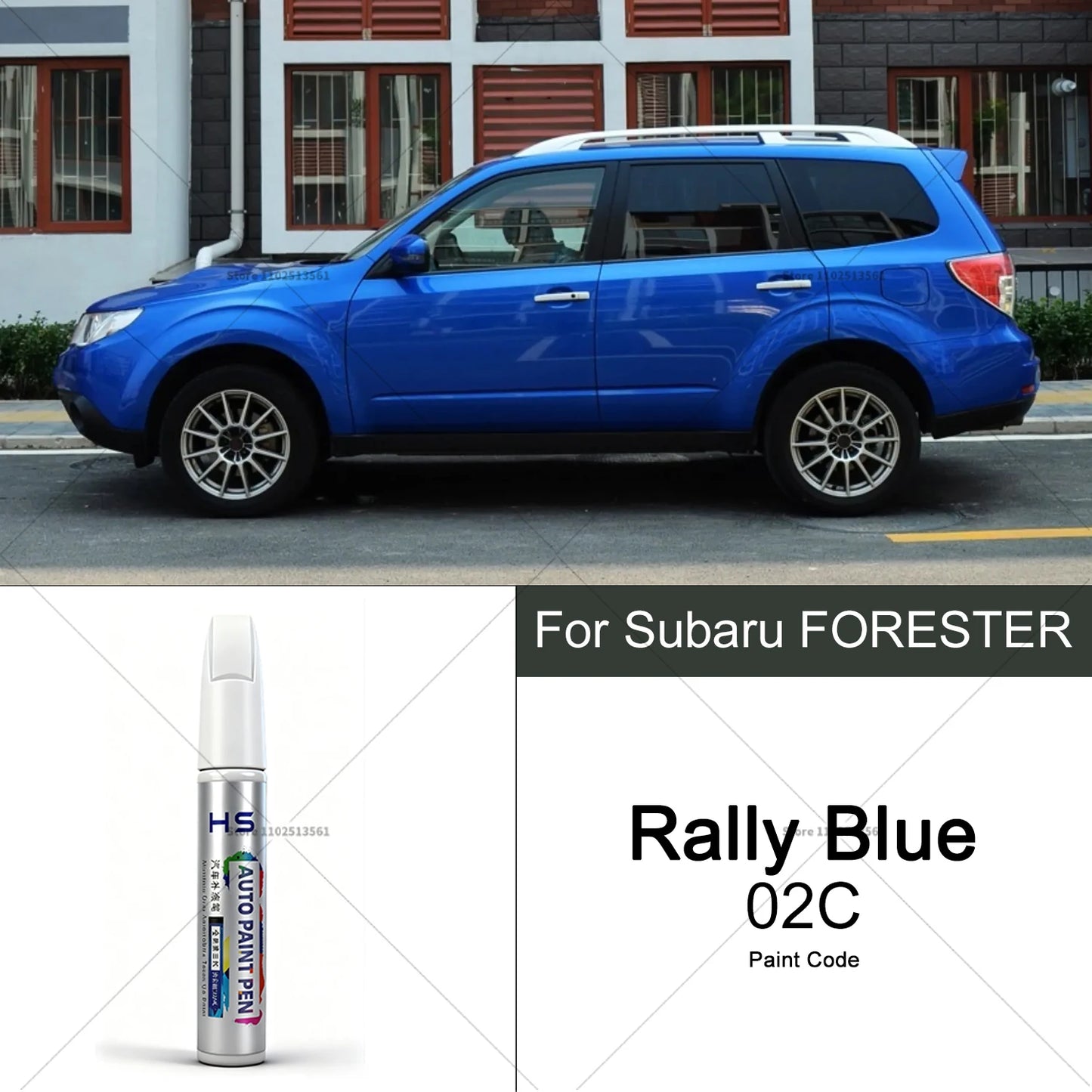 For Subaru Forester Car Paint Repair Pen Touch Up Scratch Remover DIY Auto Accessories Black White Blue Red Silver Bronze Green