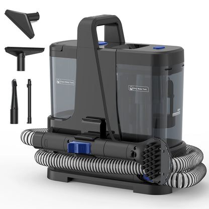 Lubluelu V8 800W Hot Water Carpet Cleaner  60°C Deep Clean Pet Stains 15kPa Strong Suction 5M Long Power Cord 1.75L Tank