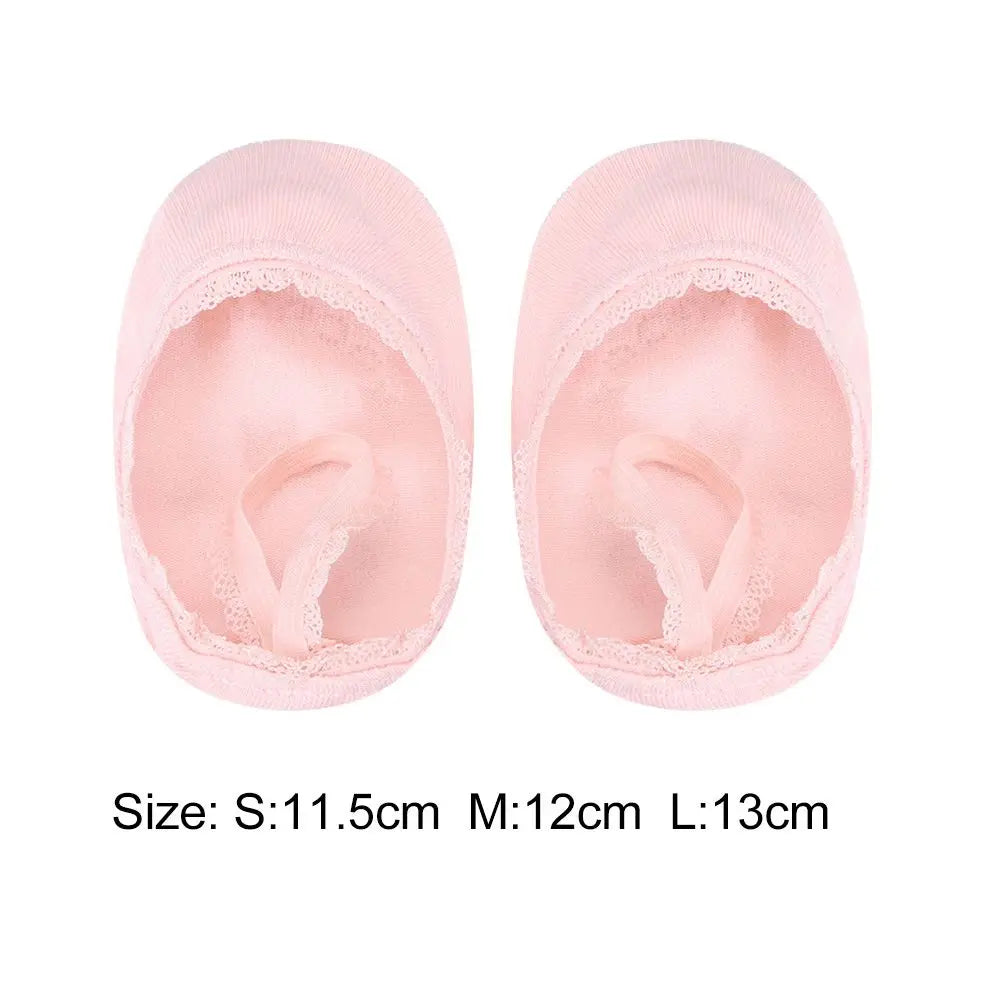 Baby Socks Newborn Socks Summer Lace Baby Socks Solid Color Princess Baby Girl Socks Infant Anti-slip Socks With Rubber Soles