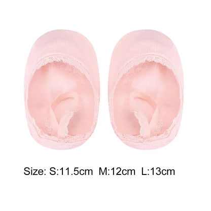 Baby Socks Newborn Socks Summer Lace Baby Socks Solid Color Princess Baby Girl Socks Infant Anti-slip Socks With Rubber Soles