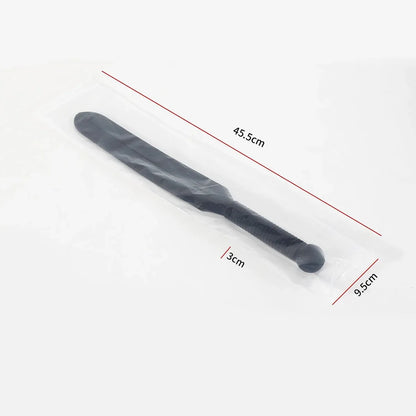 Full Silicone Flogger Spanking Paddle & Horse Riding Crop Whip High Elastic BDSM Accessory for Adult Couple Equestrian Role Play