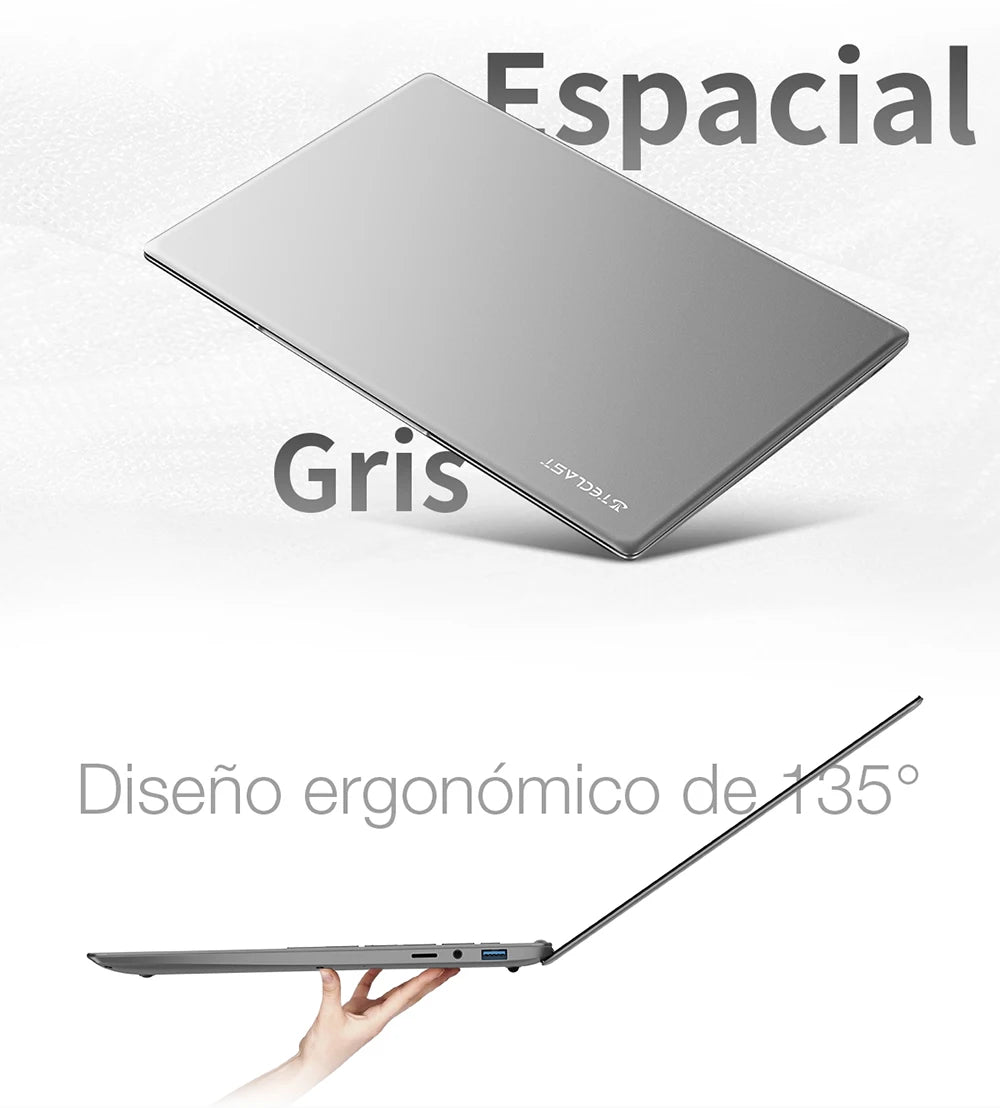 Teclast F16Pro Laptop 15.6 Inches, Backlit Keyboard, for Intel N95, 16Gb Ram 512Gb Rom, 1920X1200 Fhd Ips, Compatible with Mini-Hdmi