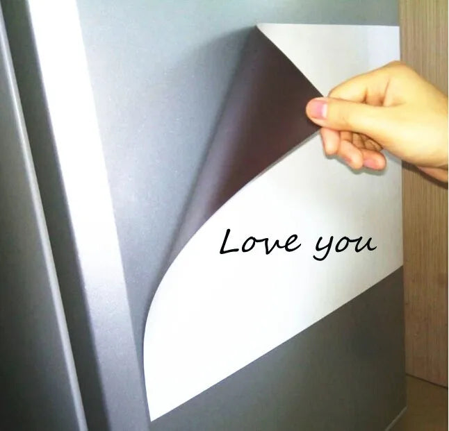 A4 Size Magnetic Whiteboard Vinyl Fridge Dry Erase White Board Refrigerator Magnet Note Flexible Remind Message Boards