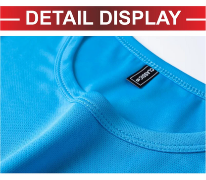 Summer Quick-drying T-shirt Custom Logo Breathable Sports Top Embroidery Personalized Logo Team Activity T-shirt Print Pattern