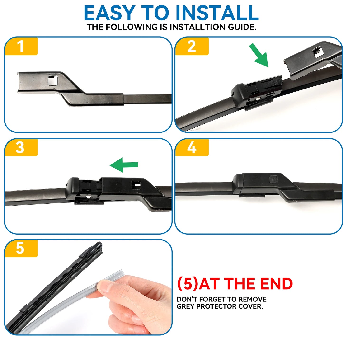 Erick's Wiper LHD Front Wiper Blades For Skoda Octavia A7 Typ5E MK3 2013 - 2019 Windshield Windscreen Window Brush 24"19"