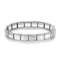 Hapiship 2024 Women's Jewelry 9mm Width Itanlian Elastic Star Heart Butterfly Charm Bracelet Fashion Stainless Steel Bangle ST-