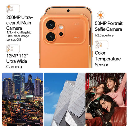 HONOR 600 5G Smartphone EU Version 200MP AI Ultra Night Camera 6400mAh Snapdragon 7 Gen4 AI Button 6.57"AMOLED 80W Supercharge