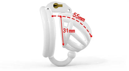 BDSM Chastity Cage 4 Size Ring Penis Cage Device Femdom Restraint Penis Lock Breathable Urethral Lock Bondage Device for Men