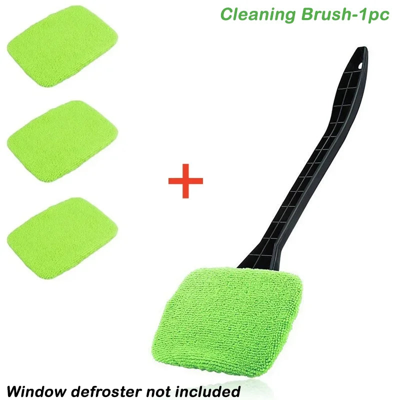 Car Anti‑Fog Spray Kit, Windshield Glass Anti‑Fog Agent with Cleaning Brush & Pads, Long Lasting Defogger for Auto Window Safety