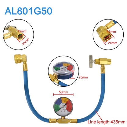 R134a Refrigerante Open Valve Charging Pipe Freon R134a Air Conditioning Recharge Hose Car Air Conditioner Tools
