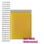 NOT THICK yellow Color Small Big Bubble Bags for Pack Envelope Mail Bag Bubble Mailer for Small Business Packaging Shipping Wrap