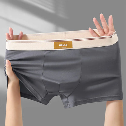 Underwear Man 2025 briefs mid-waist quadrangle pants loose XXXXL underpants men's boxer briefs confirtable clothing