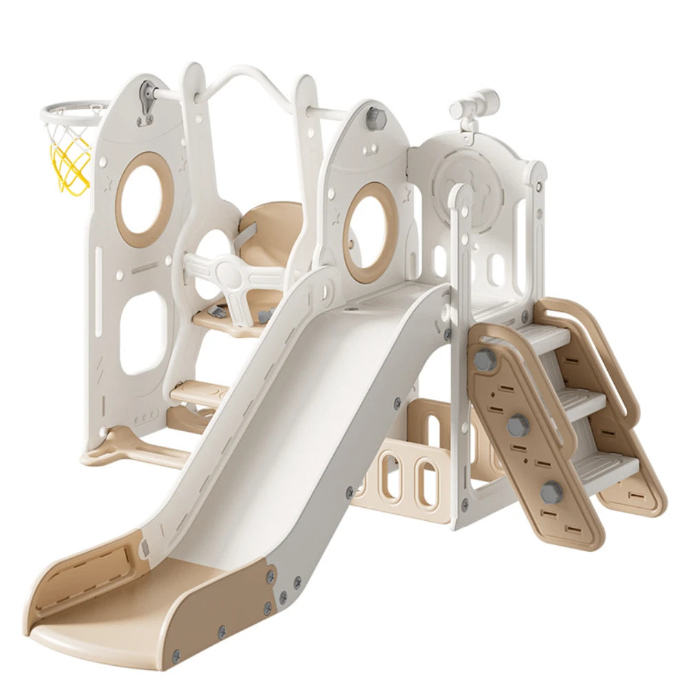 Fun Play Equipment for Children Multifunctional Kids Indoor Slide Swing Set Baby Small Home Amusement Park Playground Toy