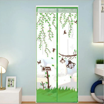 Mesh Door Curtain Magnetic Curtains Hands-free Anti Mosquito Insect Fly Bug Curtain Net Automatic Closing Window Screen Kitchen