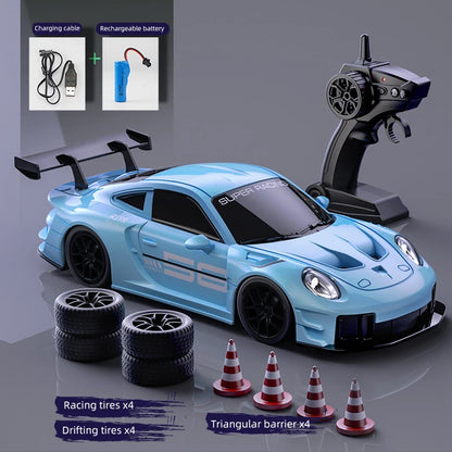 4WD RC Car Remote Control Cars 2.4G Radio High Speed Drift Racing High Speed Truck RTR Vehicle Toy Gift for Kids Children