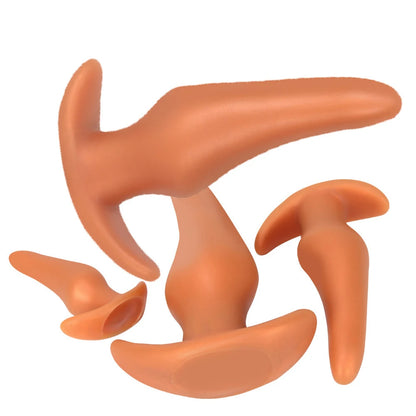 Soft Anal Plugs for Gay Men Prostate Massage Liquid Silicone 35-80mm Huge Butt Plug Anal Training Comfortable To Wear But Plug