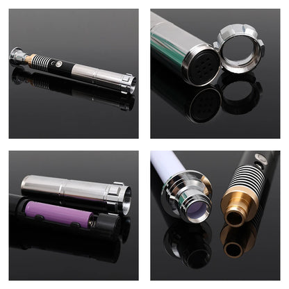 Luke RGB Metal Lightsaber Sword Sabre De Luz Kpop Lightstick Flashing Rave Toys Espada Brinquedos Juguetes Zabawki