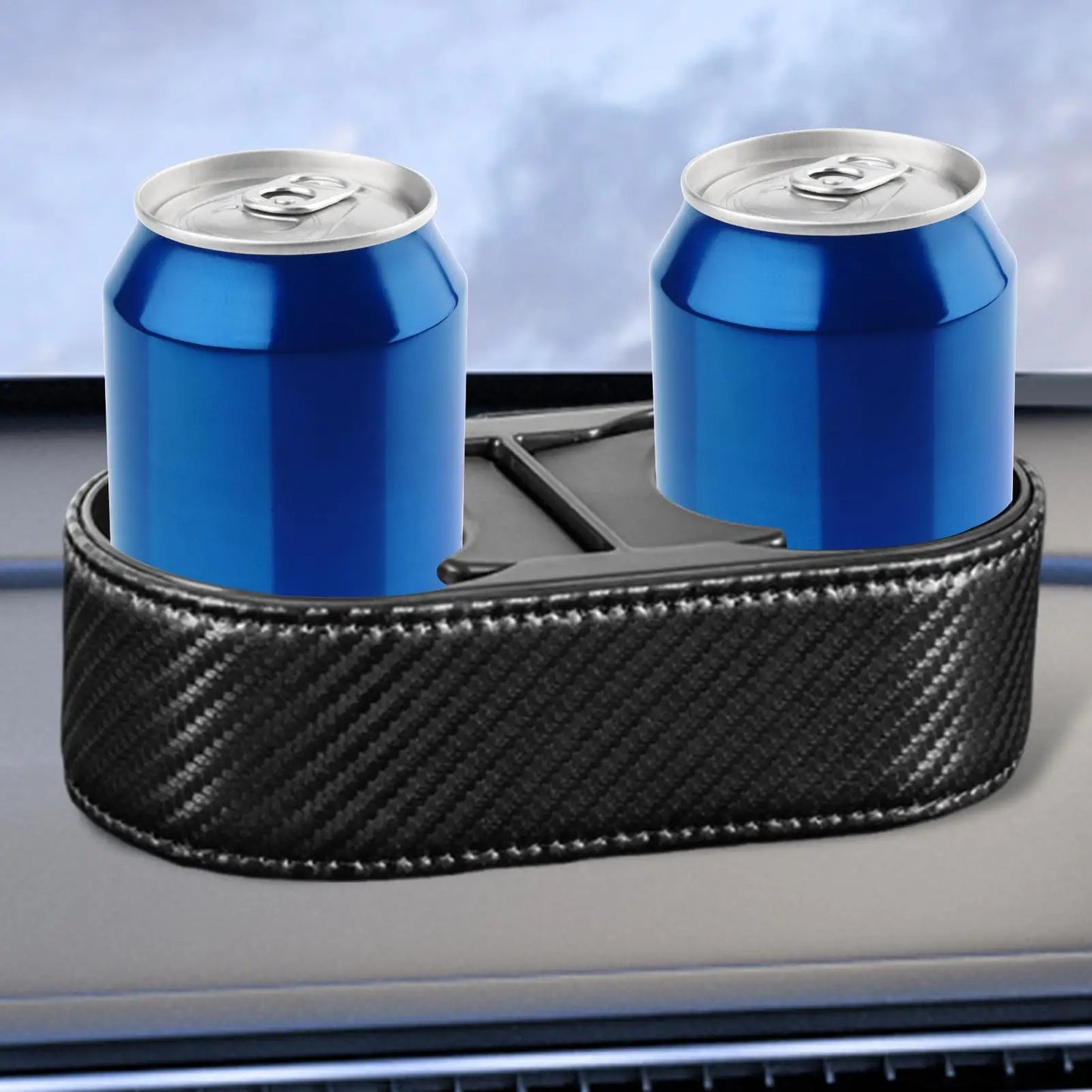 Automotive Cup Holders Double Vehicle Cup Holder Console Organizer Automotive Fixed Beverage Bracket for Golf Cart Trip Daily