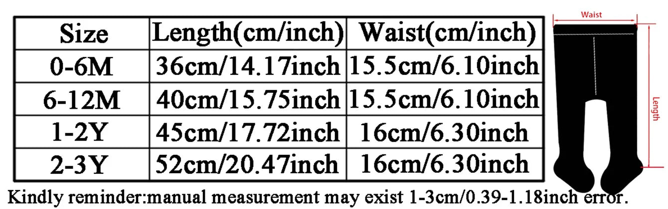 0-36 Month Baby Girls Solid Color Pantyhoses with Threaded Bowknots,Elastic Waist Leggings Tights for Casual Daily Spring Autumn