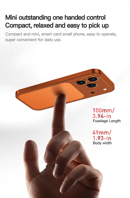 SERVO 4G LTE Mini Smart Mobile Phone Android12.0 OS 2GB+16GB WhatsAPP Play Store WiFi Dual SIM Standby 4.0inch Pocket Smartphone