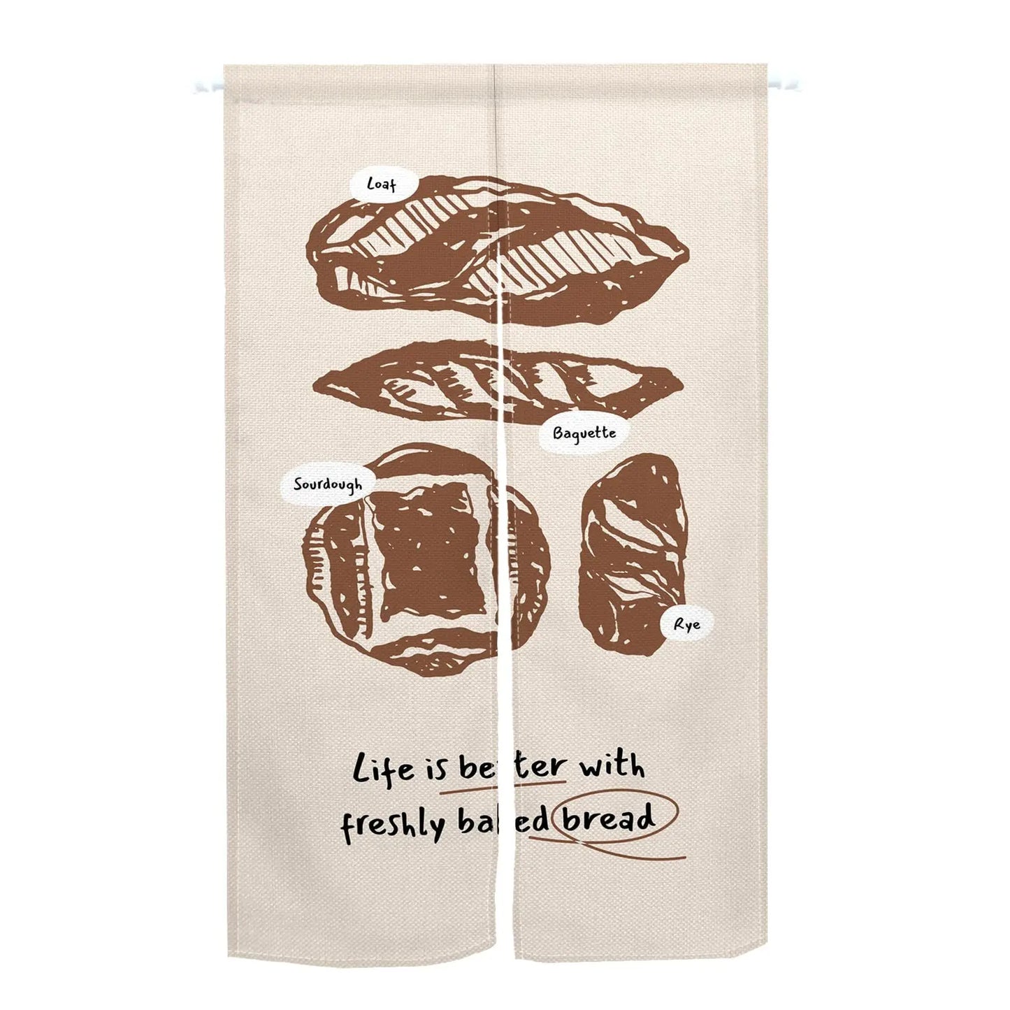 Custom Japanese Resturant Ramen Noren Curtain  Noodles Shop Kitchen Cloth Doorway Curtains Oil Smoke Proof Partition No Punching