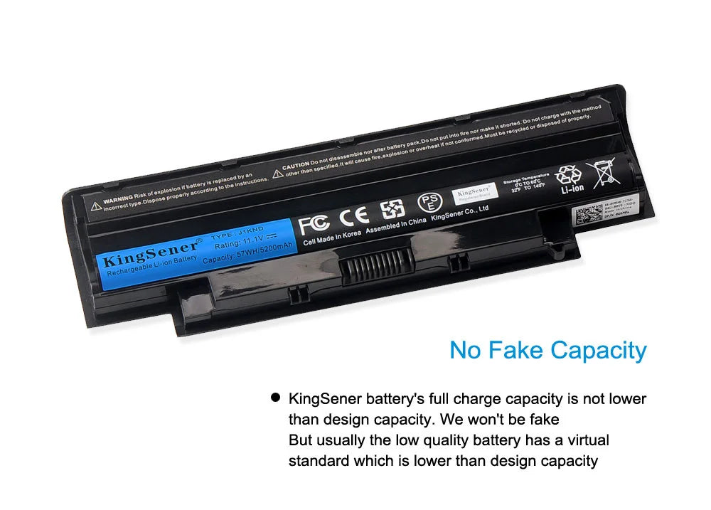 KingSener  J1KND Laptop Battery for DELL Inspiron N4010 N3010 N3110 N4050 N4110 N5010 N5010D N5110 N7010 N7110