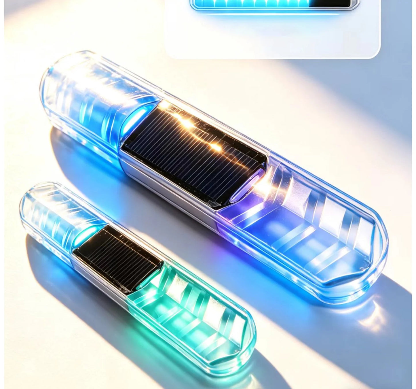 Car doors, electric motorcycles, anti scratch and anti-collision strips, solar warning and anti rear end collision lights, no wi