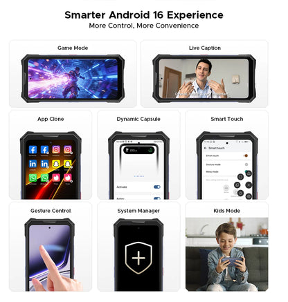World Premiere DOOGEE S300 Plus Thermal 5G Rugged Phone Thermal Imaging 12GB 1TB 6.78'' Screen 11000mAh Android 16 Mobile Phone