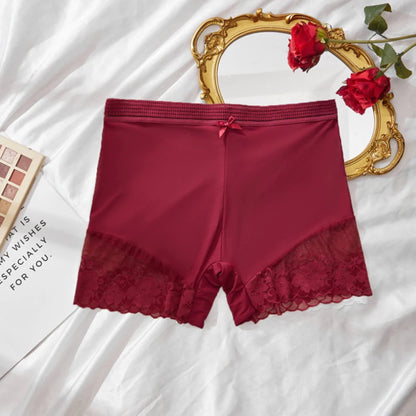 S-4XL Women's Mid-Rise Briefs Boxer Briefs Comfortable & Breathable Lace & Sexy Stretch Mid-Rise