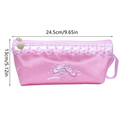 Portable Mesh Dance Bag Breathable Shoes Storage Pouch Girls Ballet Organizer Bags Shoe Pouches Bag Drawstring Dance Shoes Pouch