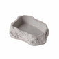 Anti-slip Climbing Pet Food Bowl Easy Clean Realistic Stone Reptile Drinking Water Feeding Tray Safe Durable Reptile Food Bowl