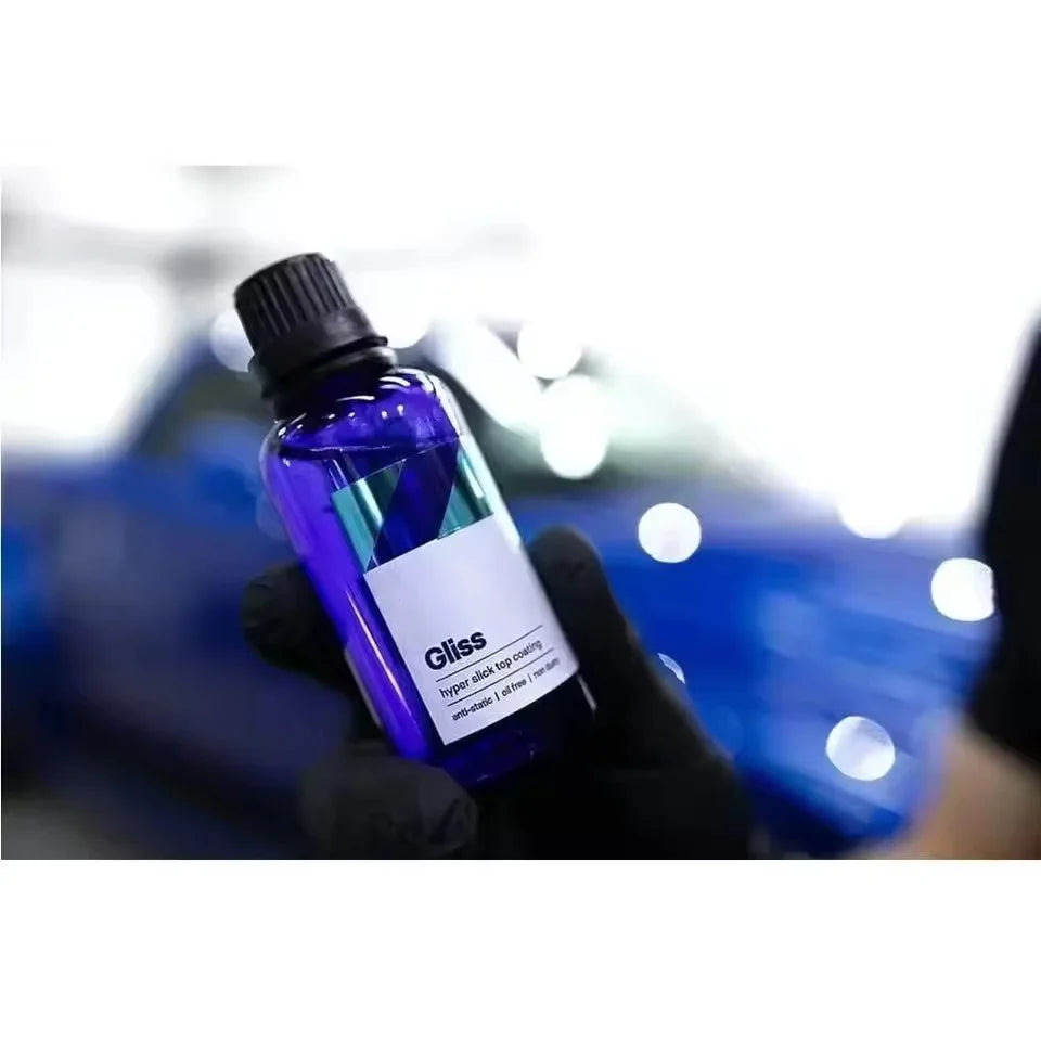 CARPRO Gliss 50ml Kit Ceramic Coating for Car Hyper Smooth Hydrophobic Nano Top-Coat with Microfiber Applicators Repels Oil,Dirt
