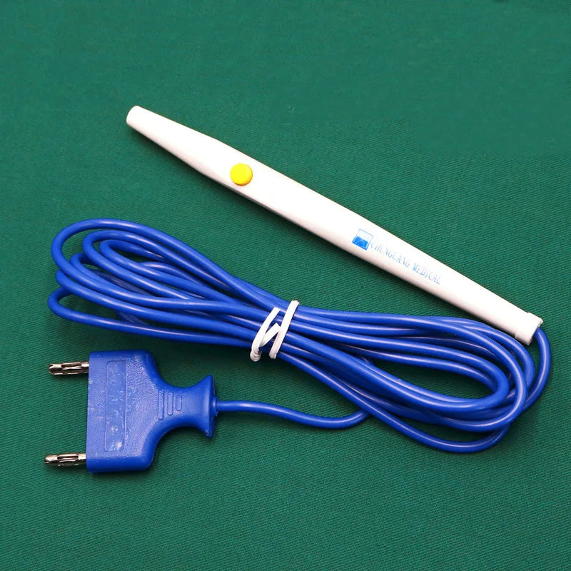 Bipolar Electrocoagulation Double Eyelid Pen  Hemostat  Cosmetic Plastic Surgery  Single Pole Handle Wiring  Coagulator