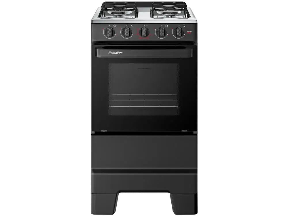 Esmaltec 4-Burner Black Ideal Pop 4120 Stove