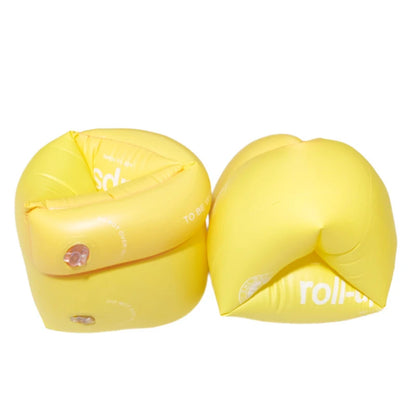 2pc New Macaron Color Inflatable Arm Float Bands For All Age Swimming Arm Rings，PVC Water Floating Sleeves, Summer Swimming Trai